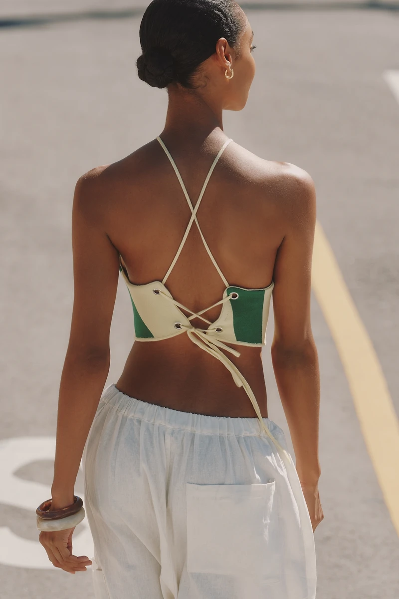 Celandine Flag Crop Sweater Top
