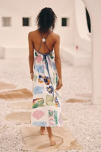 Celandine Mosaic Print Maxi Dress