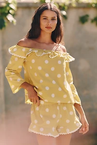 Celandine 100% Cotton Polka Dot Shorts