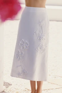 Endless Rose Flower Maxi Skirt