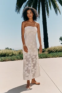 Endless Rose Embroidered Net Dress