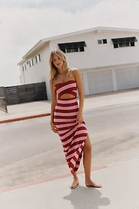 Endless Rose Cutout Knit Maxi Dress