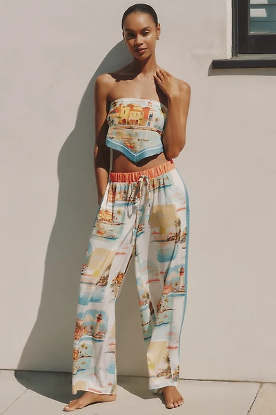 Celandine Scarf Wide Leg Pants