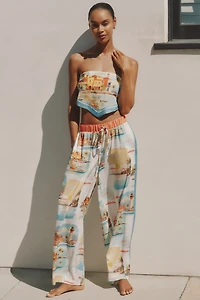 Celandine Scarf Wide Leg Pants