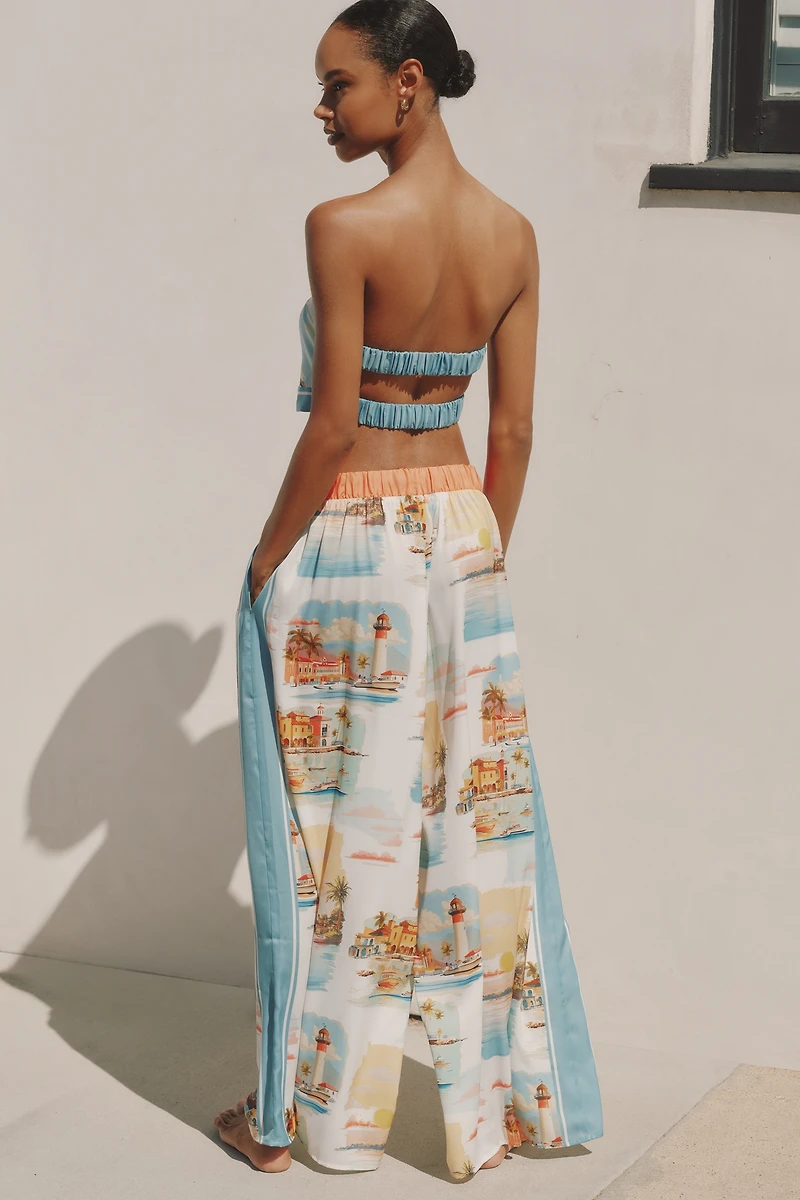 Celandine Scarf Wide Leg Pants