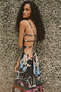 Celandine x Sarah Gordon Cutout Midi Dress