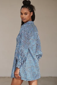 Ro's Garden Chloe Long-Sleeve Mini Shirtdress