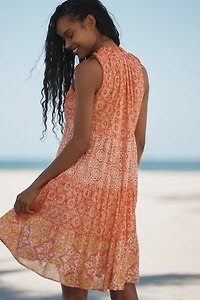 Ro's Garden Sofia Sleeveless Tiered Mini Dress
