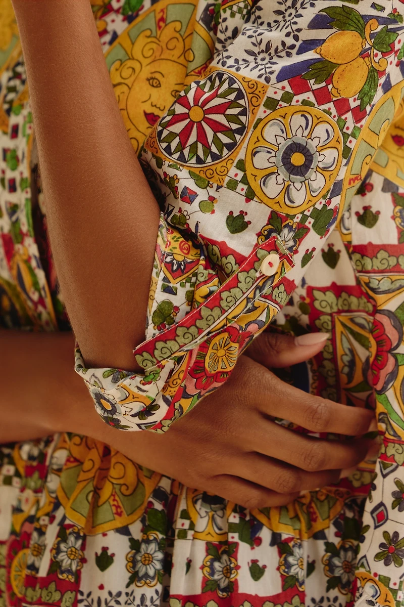 Ro's Garden Deauville Mini Shirt Dress