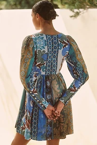 Ro's Garden Jewell Long-Sleeve Mini Dress