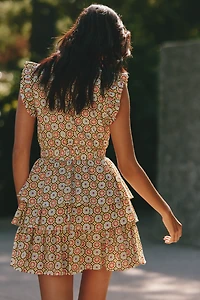 Ro's Garden Bimba Ruffle Mini Dress