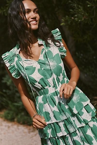 Ro's Garden Bimba Tiered Mini Dress