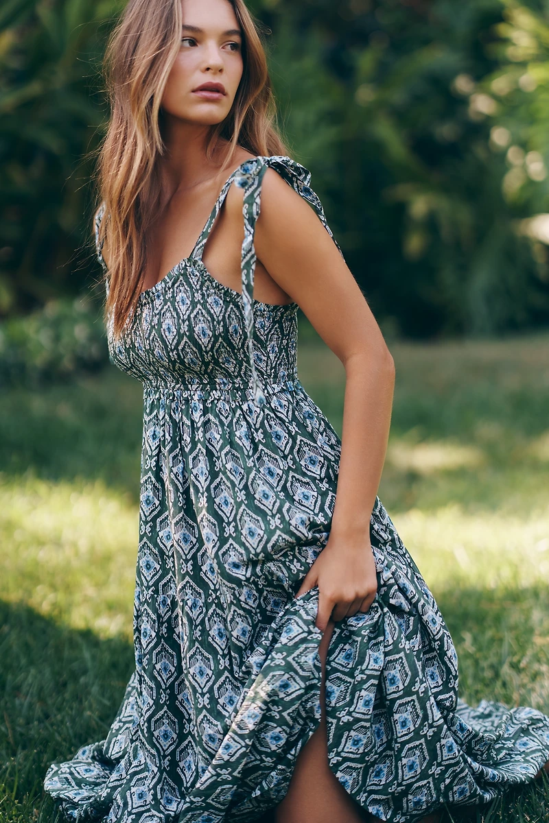 Ro's Garden Reece Cotton Midi Dress