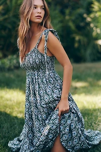 Ro's Garden Reece Cotton Midi Dress