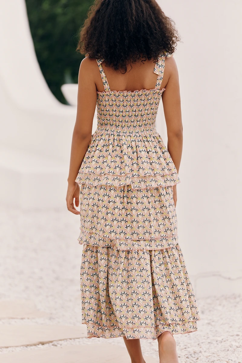 Ro's Garden Spencer Midi Dress