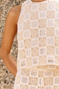 Sundays Bowie Crochet Crop Top