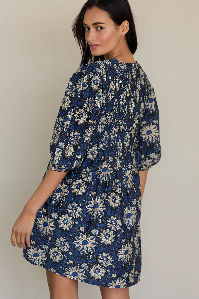 Sundays Zera Silk Blend Mini Dress