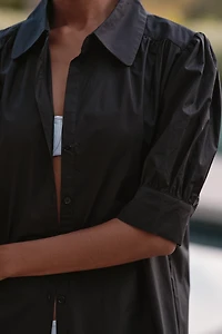 Sundays Frances Tie-Waist Midi Shirt Dress