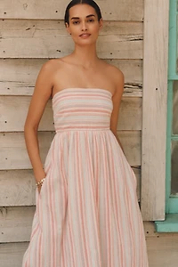 Sundays Jade Strapless Midi Dress
