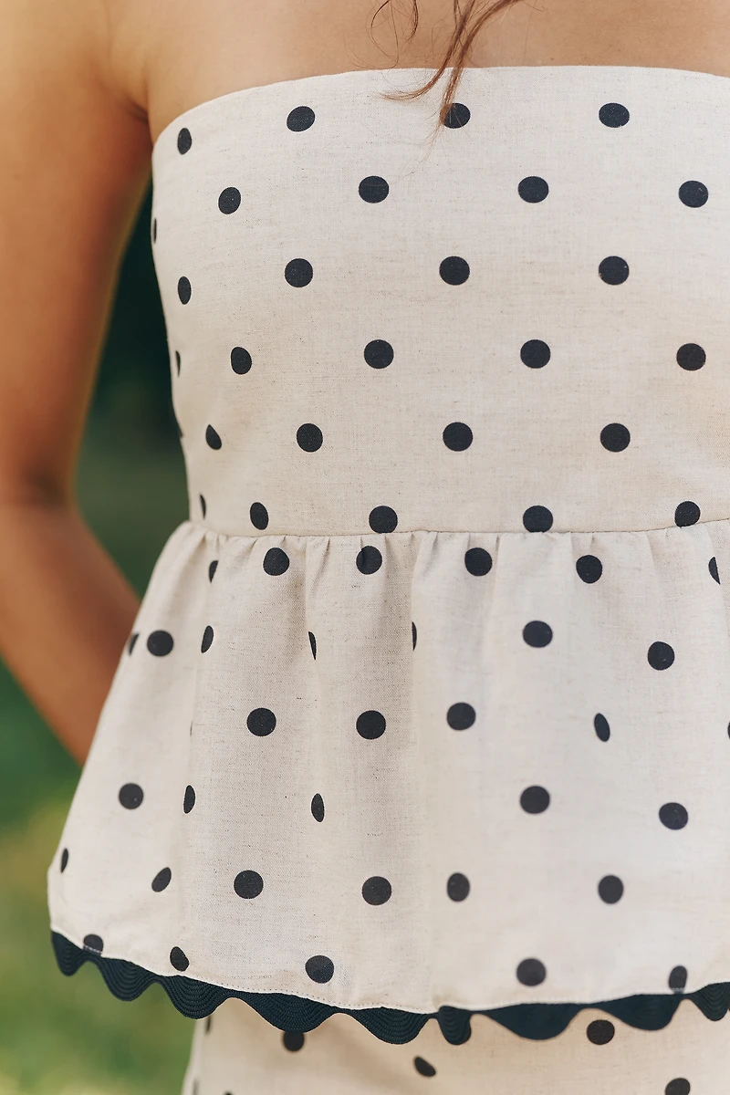 Sundays Davis Polka Dot Top