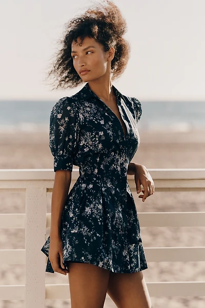 Sundays Maisie 100% Cotton Printed Mini Dress