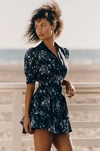 Sundays Maisie 100% Cotton Printed Mini Dress