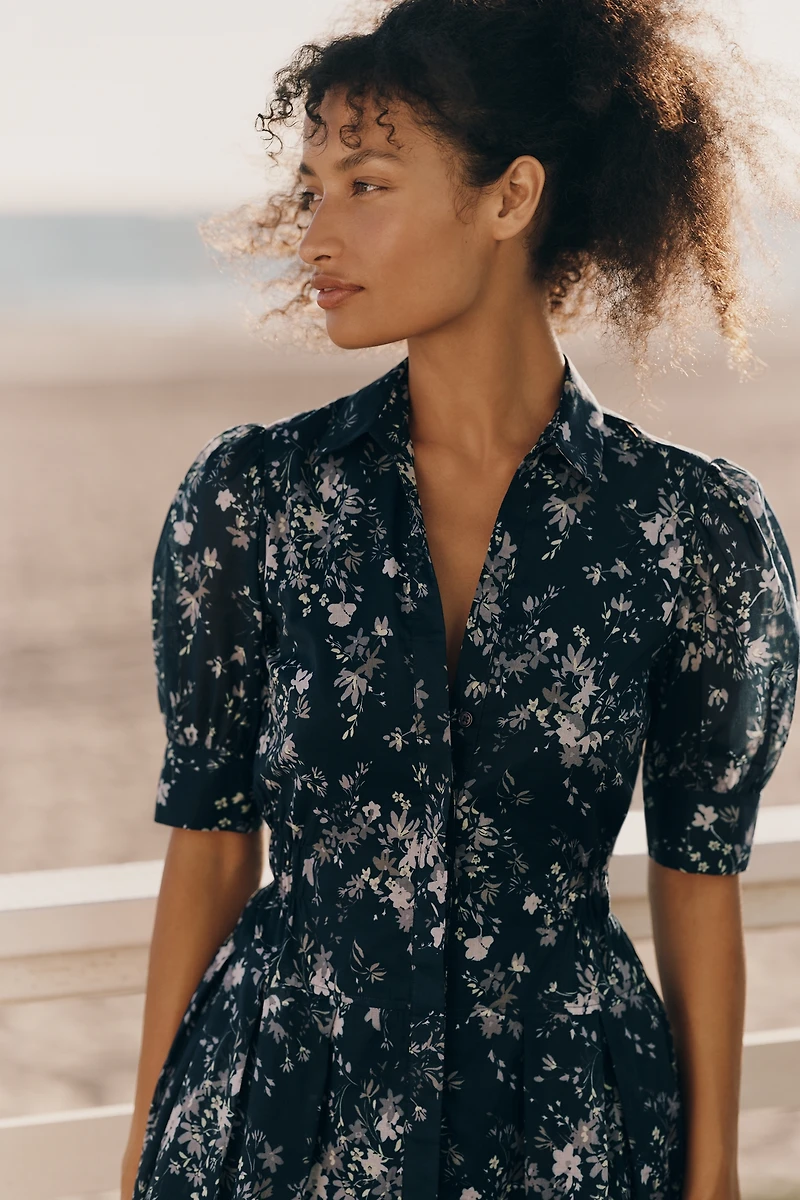Sundays Maisie 100% Cotton Printed Mini Dress