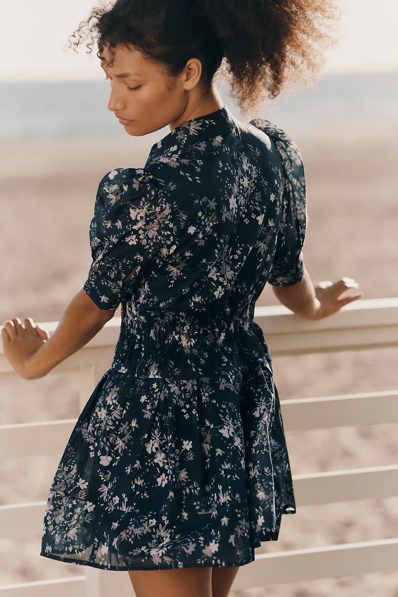 Sundays Maisie 100% Cotton Printed Mini Dress