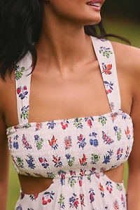 The Piper Bandeau Cutout Mini Dress