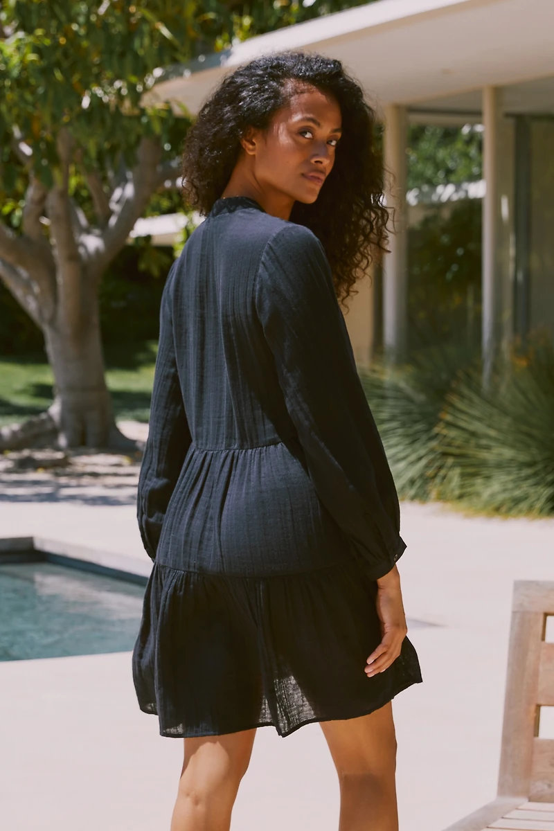 The Kallie Flowy Tunic Dress: Long-Sleeve Edition