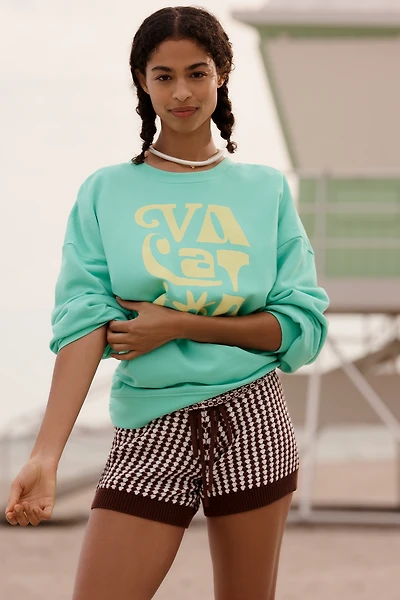 Celandine Crew-Neck Oversized Sweatshirt
