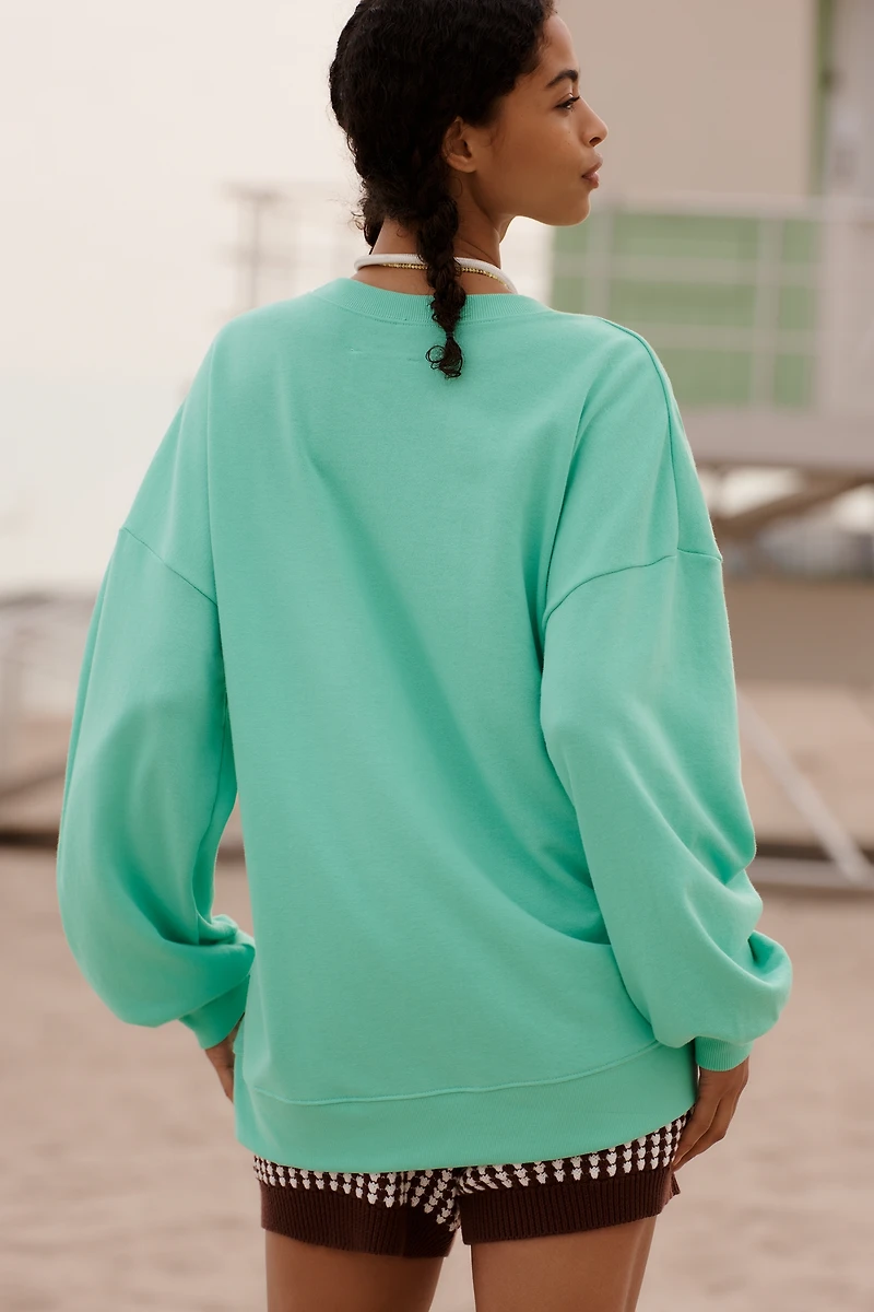 Celandine Crew-Neck Oversized Sweatshirt