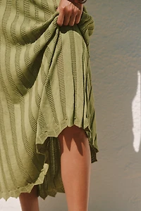 Celandine Sunray Short-Sleeve Knit Top