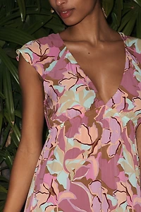 Jula Willow V-Neck Midi Dress