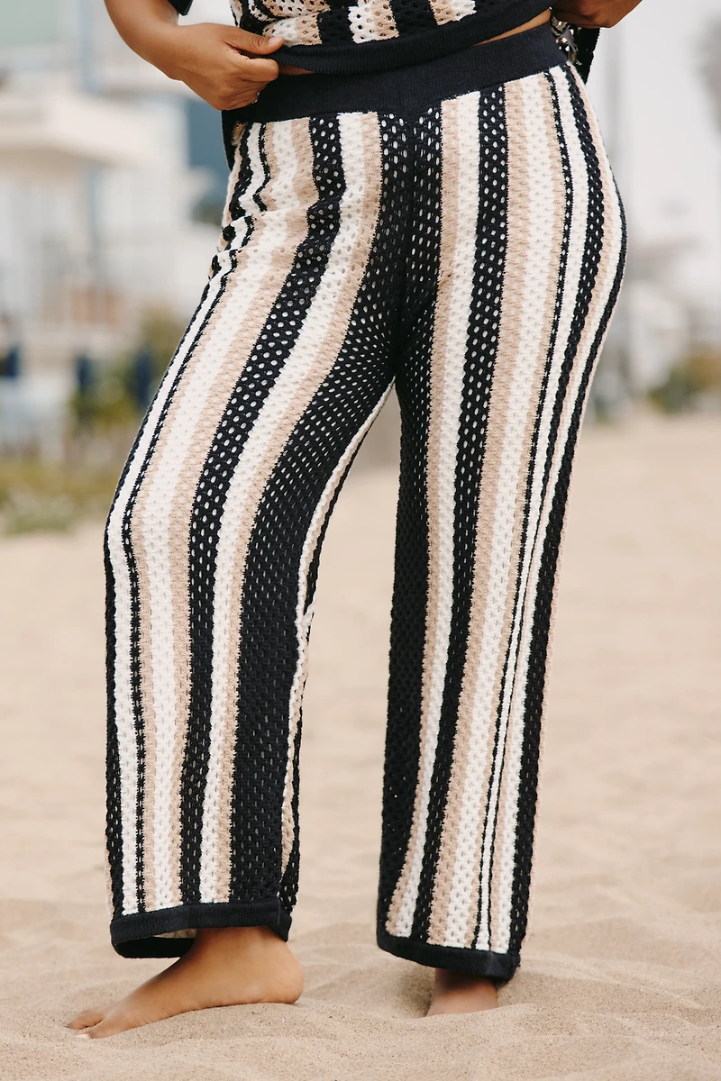 Eloquii Plus Crochet Pull-On Pants