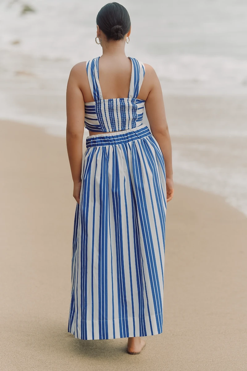 Eloquii Plus Stripe Maxi Skirt