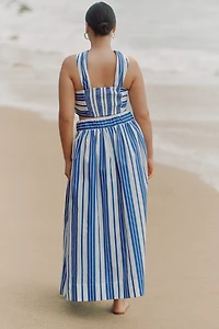 Eloquii Plus Stripe Maxi Skirt