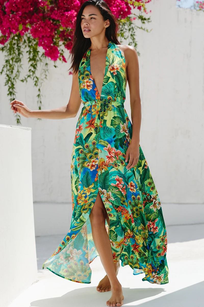 Luli Fama Convertible Maxi Dress