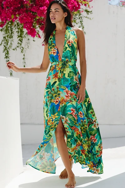 Luli Fama Convertible Maxi Dress