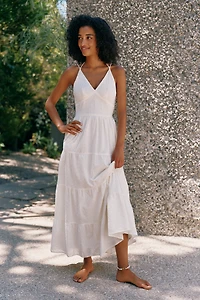 BILA77 Majorca 100% Cotton Halter Dress