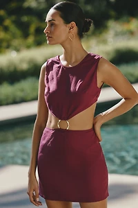 Celandine O-Ring Cutout Mini Dress