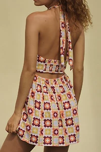 Celandine x Holly Clarke Cut-Out Mini Dress