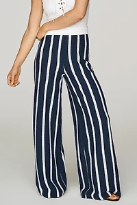 Celandine Striped Terry Pants