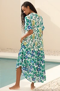 The Kallie Flowy Maxi Dress by Celandine: Harlinah Teoh Printed Edition