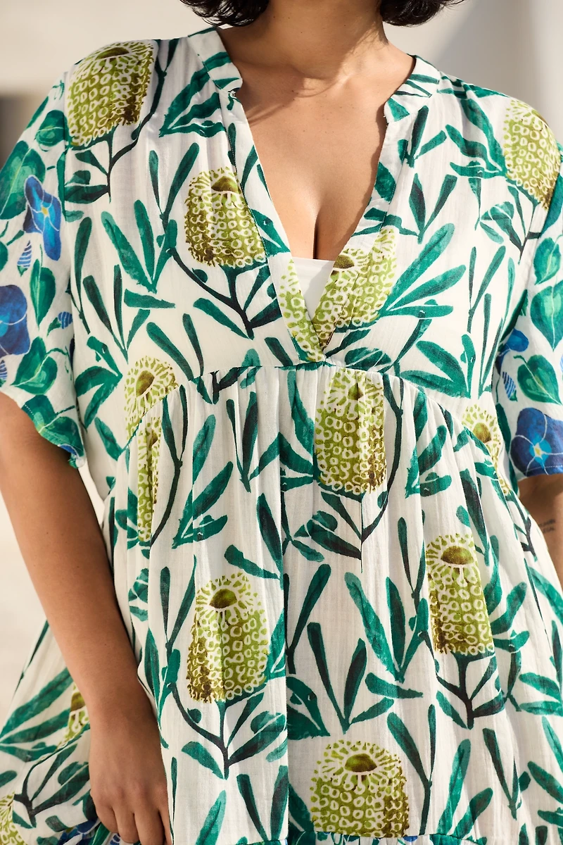 The Kallie Flowy Maxi Dress by Celandine: Harlinah Teoh Printed Edition