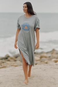 Jordan Nickson x Celandine Cotton Crew-Neck Midi Dress
