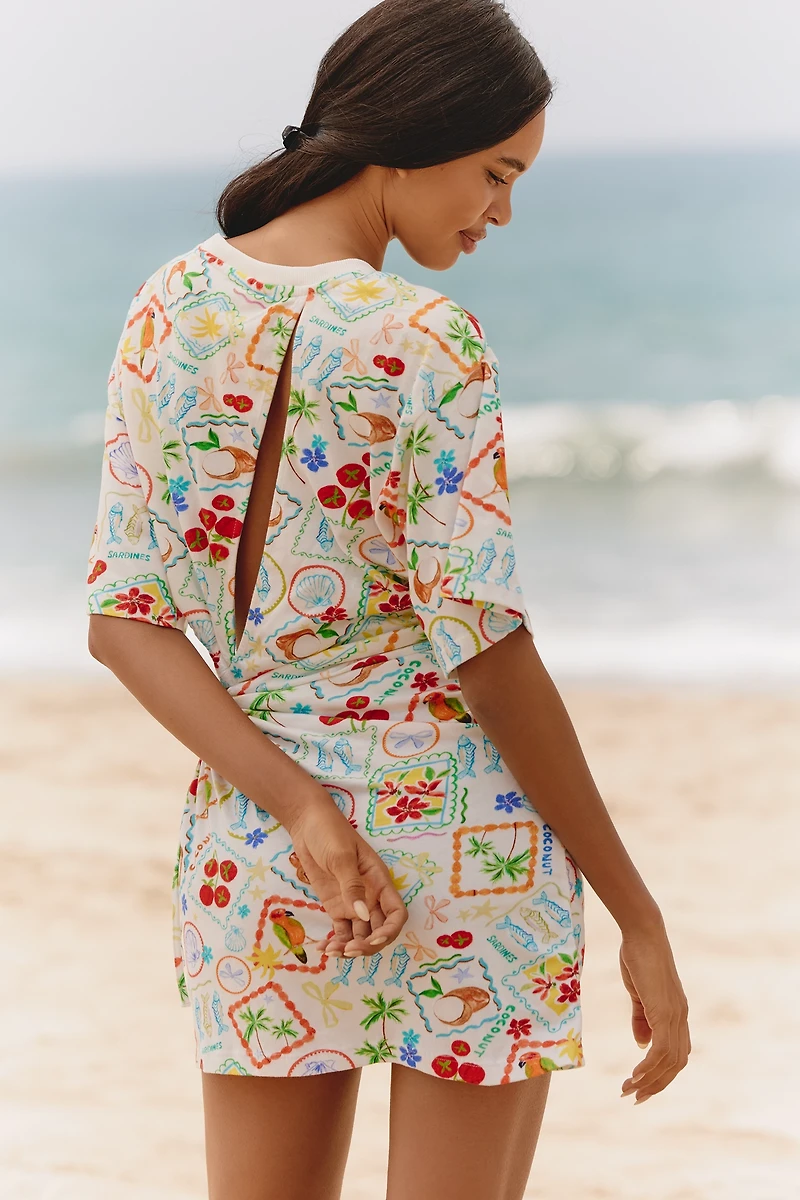 Celandine Cutout T-Shirt Mini Dress