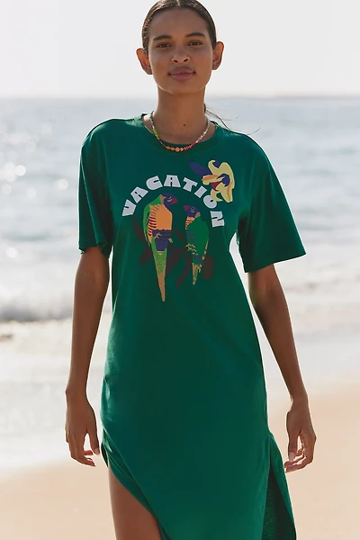 Celandine x Claire Colin Crew-Neck T-Shirt Midi Dress