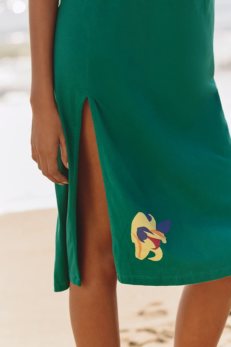 Celandine x Claire Colin Crew-Neck T-Shirt Midi Dress