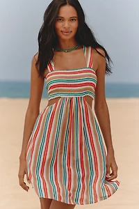 The Piper Bandeau Cutout Mini Dress by Celandine